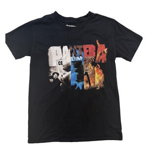Pantera Shirt Womens Small Black Band Tee 2015 Bravado Graphic Metal Rock Heavy